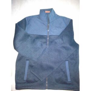 O3 St John's Bay Blue fleece and quilted zip-up lined jacket